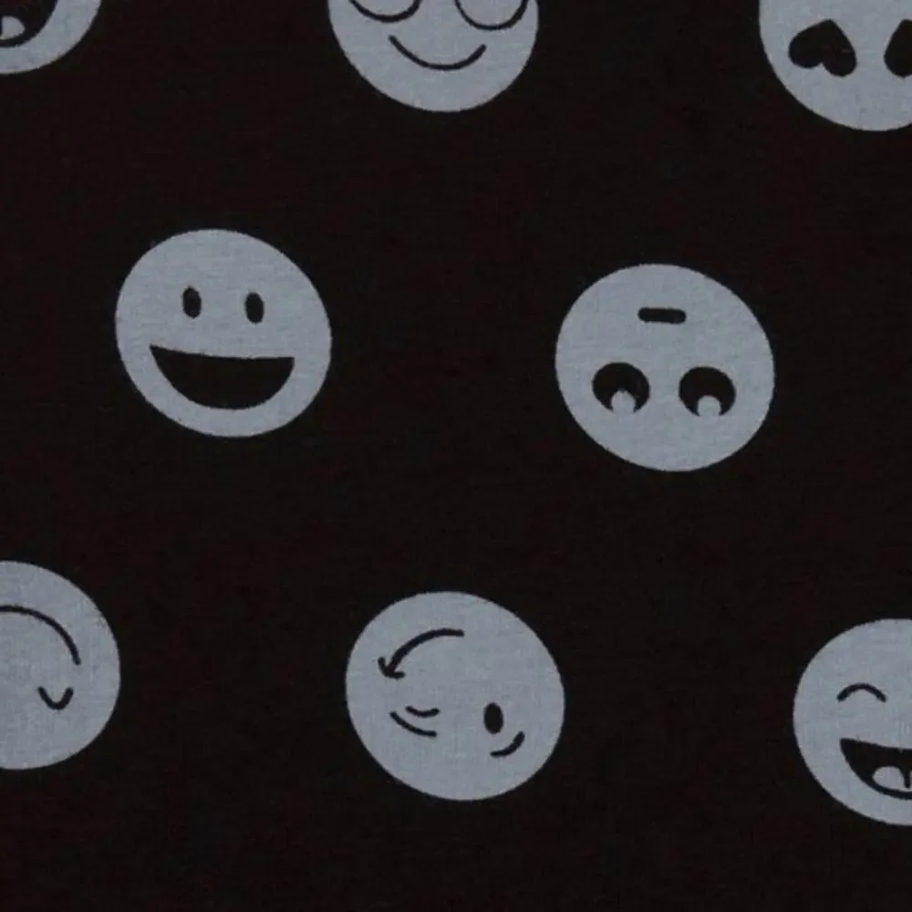 Emoji Elastic Waist Leggings